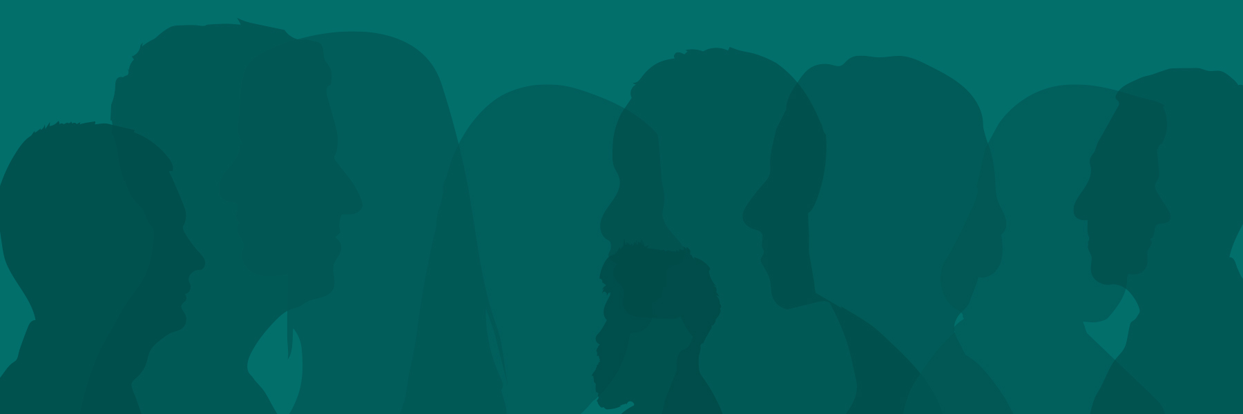 Blog feature image of overlapping human profile silhouettes representing company culture and diversity