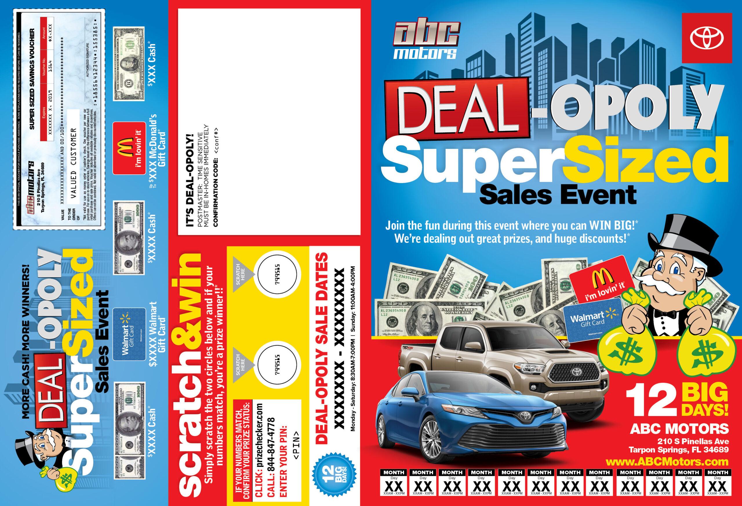 Dealopoly Direct Mail Creative